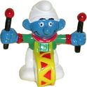 Smurf with a drum