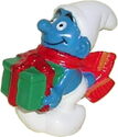 Smurf with gift