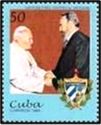 President Fidel Castro meeting Pope