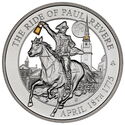 1 Pound (Ride of Paul Revere 250 years - Gilt)