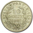 10 Soldi (50 Centesimi, PIVS • IX • P •)