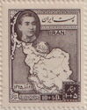 Map and Mohammad Rezā Shāh Pahlavī