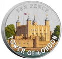 10 Pence (Landmarks of the British Isles - 1/24 - Tower of London)