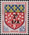 Amiens Coat of Arms surcharged