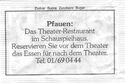 PFAUEN Theater-Restaurant Zürich