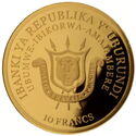 10 Francs (Springbok - 1/200 Oz.)