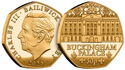 50 Pence (Royal Residences - Buckingham Palace 200 years of the reconstruction - Gold)