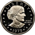 1 Dollar (Susan B. Anthony - D, P, S)