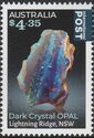 Dark Crystal Opal from Lightning Ridge, New South Wales