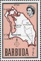 Map of Barbuda
