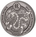 100 Francs (Year of the Dragon 龍 - Platinum)