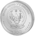 100 Francs (Year of the Dragon 龍 - Platinum)