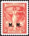 Allegory - “Republica Argentina”, ovpt. “M.M.”