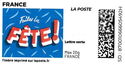 Party / Faites la Fete. Blue background