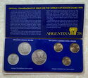 Various Pesos (Mint set 1977 - 11th World Championship Football 1978 Argentina)