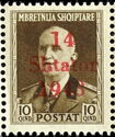 Overprint On Proclamation of Albanian independence