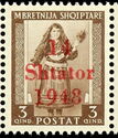 Overprint On Proclamation of Albanian independence