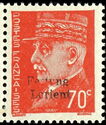 overprint on Marshal Philippe Pétain (1856-1951)