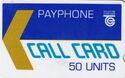 Payphone Call Card 50U