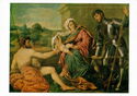Paris Bordone. Madonna and Child with John the Baptist and St. George. 1530s