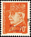 overprint on Marshal Philippe Pétain (1856-1951)