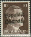 Republik Österreich handstamp