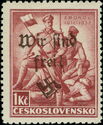 Battle at Zborov, Ukraine, overprinted