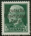 Italian Stamp Overprinted Deutsche Besetzung Zara
