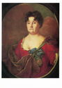 Andrey Matveyev. Portrait of Anastasia Petrovna Golitsyna. 1728