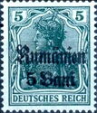 overprint on "Germania"