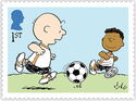Charlie Brown & Franklin Playing Football
