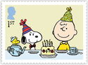 Charlie Brown and Snoopy at Birthday Party