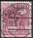 American-British-Soviet Occ. (Trizone) Mi: 954 - overprinted