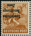 Overprint: Sowjetische Besatzungs Zone