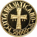 50,000 Lire (Crux Vaticana)