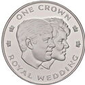 1 Crown (Royal wedding of Prince Edward & Sarah - Silver edition)