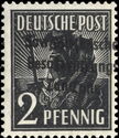 Overprint: Sowjetische Besatzungs Zone