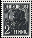 Overprint: Sowjetische Besatzungs Zone