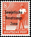 Overprint: Sowjetische Besatzungs Zone