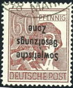 Overprint: Sowjetische Besatzungs Zone