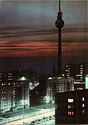 Night view of Berlin TV Tower