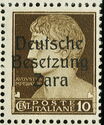 Italian Stamp Overprinted Deutsche Besetzung Zara