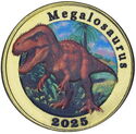 7 Dollars (Prehistoric life - MEGALOSAURUS)