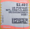 US Postage - Intl. First-Class