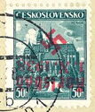 Plzeň, overprinted