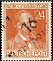 American-British-Soviet Occ. (Trizone) Mi:963a - overprinted