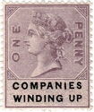 Companies Winding Up Queen Victoria 1d