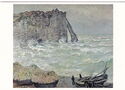 Lyon : Museum of Fine Arts, Etretat, Rough Sea, by Claude Monet (1840-1926)