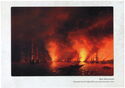 Ivan Aivazovsky. Battle of Sinop on November 18, 1853 (the night after the battl