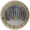 500 Colones (200th Anni. of the Annexation of the Province of Guanacaste)